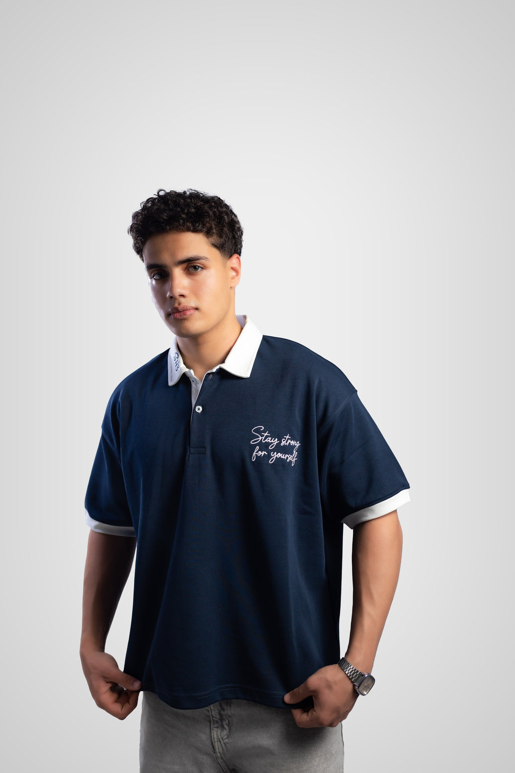 Premium Navy Polo