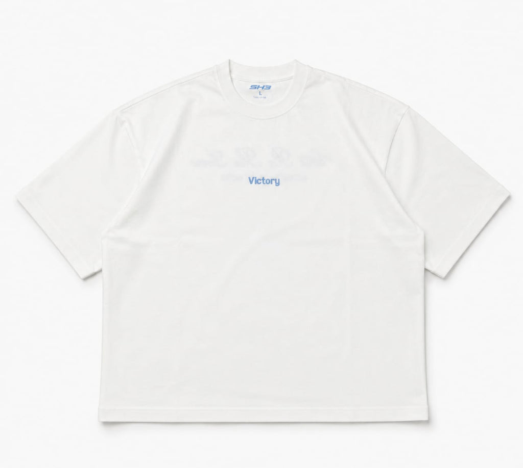 White Victory Boxy Tee